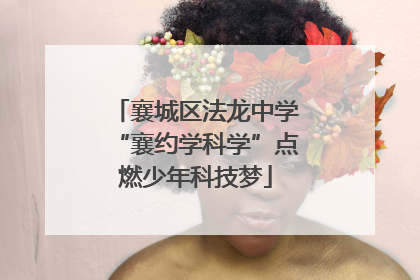 襄城区法龙中学“襄约学科学”点燃少年科技梦