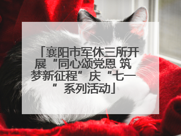 襄阳市军休三所开展“同心颂党恩 筑梦新征程”庆“七一”系列活动