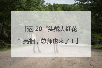 运-20“头戴大红花”亮相，总师也来了！
