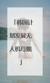 韩国计划发展无人机母舰