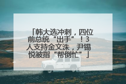 韩大选冲刺，四位前总统“出手”！3人支持金文洙，尹锡悦被指“帮倒忙”