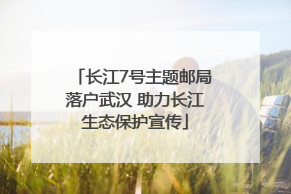 长江7号主题邮局落户武汉 助力长江生态保护宣传