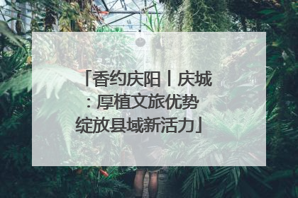 香约庆阳丨庆城：厚植文旅优势 绽放县域新活力