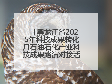 黑龙江省2025年科技成果转化月石油石化产业科技成果路演对接活动在大庆举办