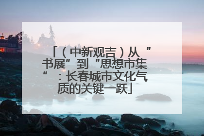 （中新观吉）从“书展”到“思想市集”：长春城市文化气质的关键一跃