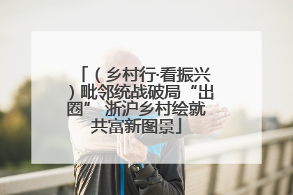 （乡村行·看振兴）毗邻统战破局“出圈” 浙沪乡村绘就共富新图景