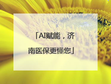 AI赋能，济南医保更懂您